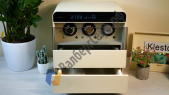 Сейф-витрина Klesto JSM-3, слоновая кость, с автоматическим подзаводом часов